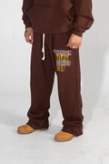 BROWN SWEATPANTS