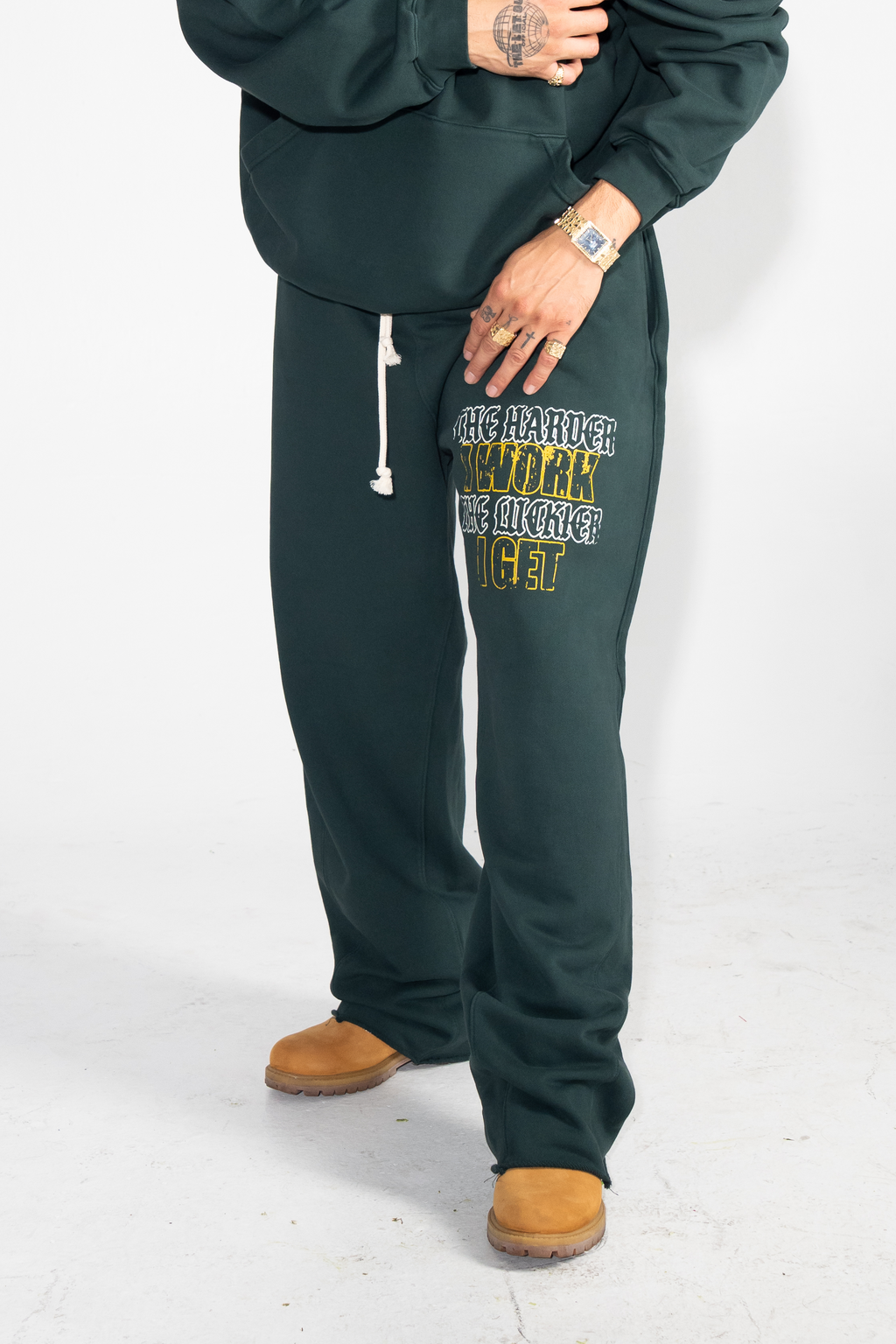 GREEN SWEATPANTS