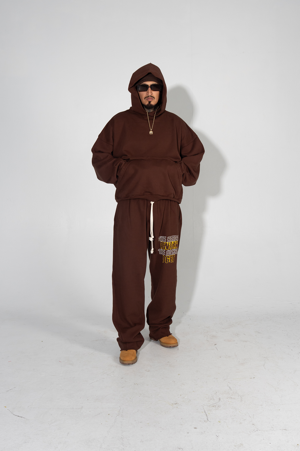BROWN HOODIE