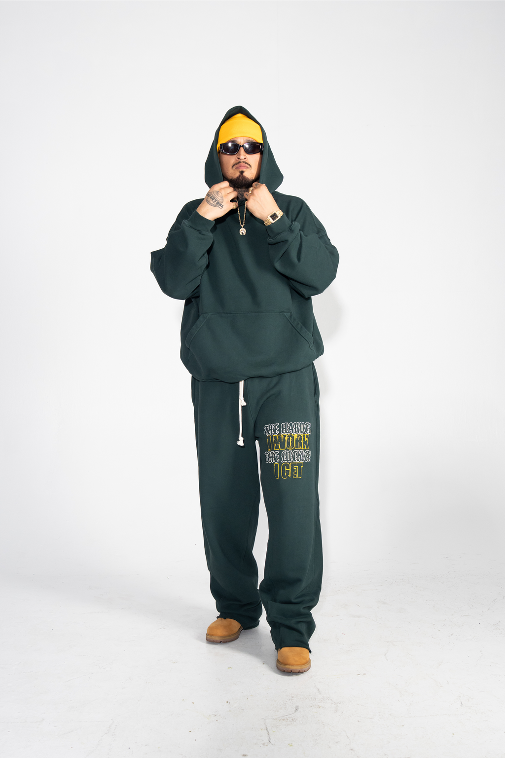 GREEN HOODIE