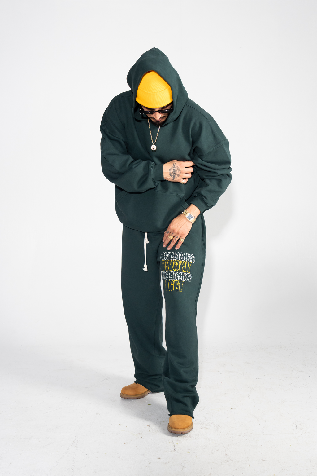 GREEN SWEATPANTS